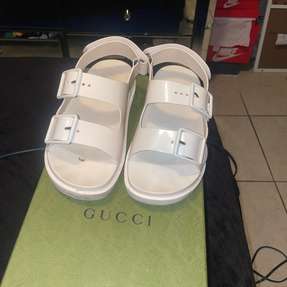 Gucci rubber sandals